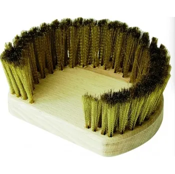 Drátěný kartáč GI-METAL Kartáč mosazný polokruhový náhradní 140x70 mm