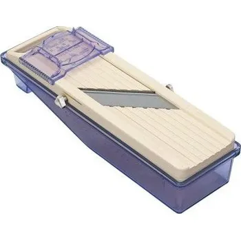 Kráječ zeleniny Kráječ zeleniny 64 mm japonská mandolína Benriner se zásobníkem, plastová