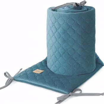 Příslušenství pro dětskou postel a kolébku Chránič do postýlky 60x120 a 70x140 cm - Tmavě zelená