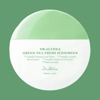 Přípravek na opalování Dr.ALTHEA Dr. Althea - Green Tea Fresh Sunscreen SPF50+ PA++++ - Ochranné SPF se zeleným čajem - 45 ml