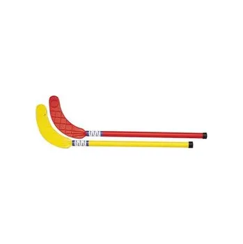 Florbalová hůl Unihoc Basic Reactor Mini Florbalová hokejka červená, Oboustranná, 55cm (=65cm)