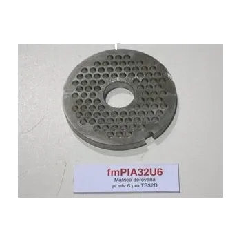 Kuchyňský mlýnek Matrice k mlýnku na maso TS-32D otvor o průměru 6 mm RM GASTRO