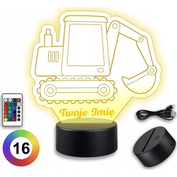 Lampička Noční lampa Koala Wood, vícebarevná