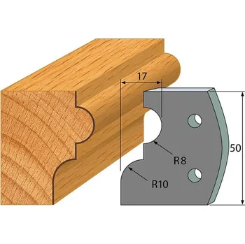 Fréza IGM profil 551 - pár omezovačů 50x4mm SP