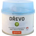 Polykar Dřevo - dvousložkový jemný tmel pro tmelení dřeva 500g