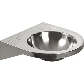 Umyvadlo Nerezové umyvadlo Sanela SLUN 47 pro tělesně handicapované, povrch lesklý