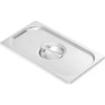 Plech na pečení TOMGAST Víko nerezové GN 1/4 plné s úchyty M-14001 U