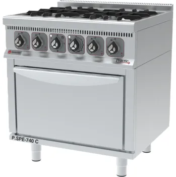 Sporák Kombinovaný sporák Practic P.SPE-740 C
