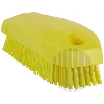 Mycí kartáč na vozidlo Kartáč VIKAN na ruce tvrdý - žlutý