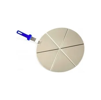 Příprava pizzy GI-METAL Lopatka porcovací Azzura 45 cm, 6 dílků, tepelně odolná rukojeť