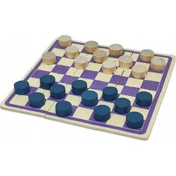 Desková hra Kapesní desková hra Toi-Toys Dřevěné Vrhcáby Hrací deska Puzzle