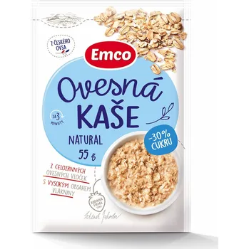 Kaše Emco Ovesná kaše natural -30% cukru 55g