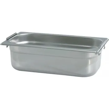 TOMGAST Gastronádoba nerezová GN 1/3 s úchyty 325 x 176 mm, hloubka: 100 mm VL-13100 U