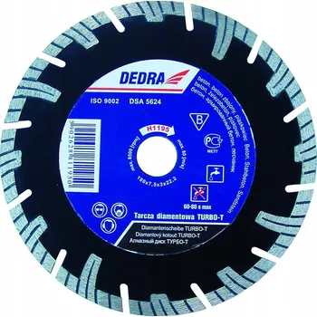 Řezný kotouč Řezací kotouč Dedra Turbo-T H1192