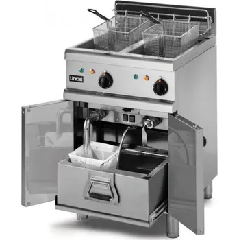fritéza LINCAT Fritéza elektrická OE 8113/OPs filtrací, 2 x 17 l