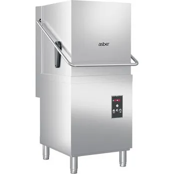 Myčka nádobí Myčka průchozí Asber GTX-H500 W B DD s odp.čerpadlem + ZDARMA chemie 1+1