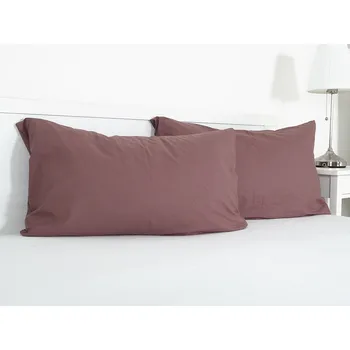 Polštář B.E.S. - Petrovice, s.r.o. Povlak na visco polštář bavlna popelín 45x75 cm - bordó