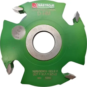 Fréza RH+ Drážkovací fréza SK D-HM D125 B14 d30 se 4 rovnými zuby bez předřezů