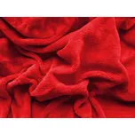 XPOSE® Mikroplyšové prostěradlo Exclusive - červené 140x200 cm, Mikroplyš + Prodloužená možnost vrácení zboží do 50 dnů