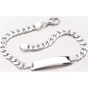 Náramek Náramek stříbro 925 destičkou na rytinu B1403375-0011-SLX délka 17 cm