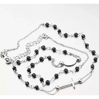 Náhrdelník Dámský náhrdelník stříbro 925 krystaly madonkou N1900757-1802-SLX délka 50 cm