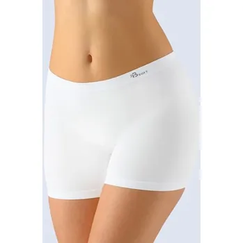 Kalhotky Dámské boxerky s vysokým bokem GINA 03016 Barva: BÍLÁ, Velikost: M/L