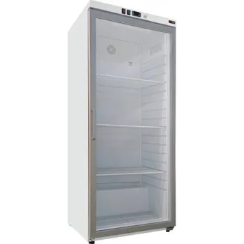 Lednice RM GASTRO Lednice bílá DRR 400 G RedFox, prosklené dveře