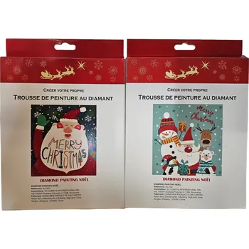 Diamantové malování Diamantové malování - vánoční motiv, 2 druhy Varianta: Santa Rozbalev(n)o
