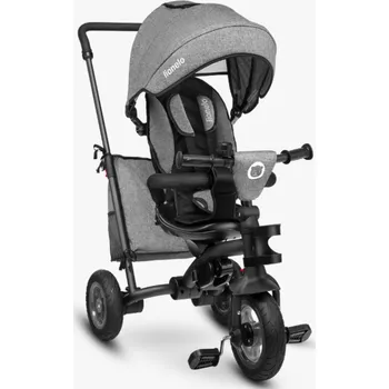 Dětská tříkolka Tříkolka 2v1 Tris - Šedá