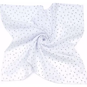 Dětská deka Mušelínová plenka/osuška XXL 120x120 Mini Pampeliška