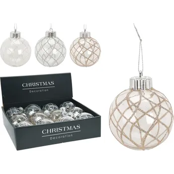Vánoční dekorace Vánoční koule průhledná Rozbalev(n)o