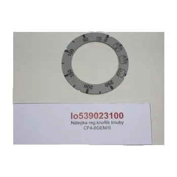 Kuchyňská váha RM GASTRO Nálepka reg.knoflík trouby CF4-8GEM/S