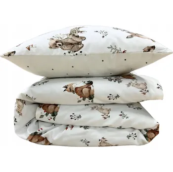 Povlečení Dětské Povlečení 100x160 100% bavlna premium - lesní zvířátka