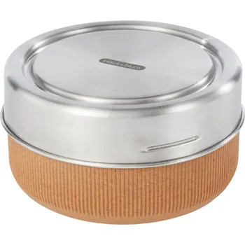 Svačinový box Obědový box 750 ml, mandlová, sklo, Black+Blum - doprava zdarma od 2999 Kč