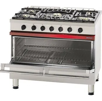 Sporák Sporák plynový CG 1051 B - 5 hořáků, 1 plynová maxi trouba 137 l