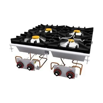 Sporák Sporák plynový PCD-88G RM Gastro 4 zóny