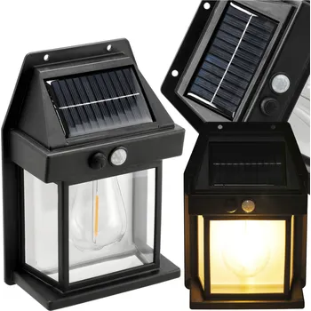 Svítidlo Berge LED solární nástěnná lampa s pohybovým senzorem