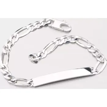 Náramek Náramek stříbro 925 s destičkou na rytinu B2000288-0009-SLX délka 20 cm