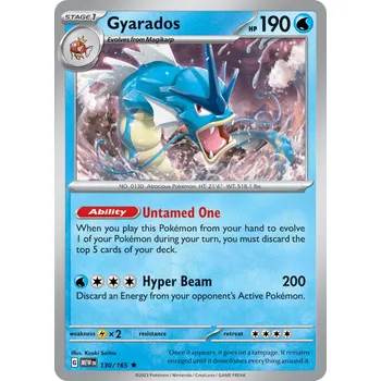 Karetní hra Gyarados MEW 130/165 - holo