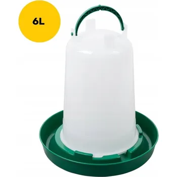 napáječka pro hospodářská zvířata NAPÁJEČKA PRO DRŮBEŽ KACHNY HUSY SLEPICE 6 LITRŮ POIDŁA