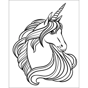 kreativní sada Mandaly pro děti Obrázek na pískování - jednorožec