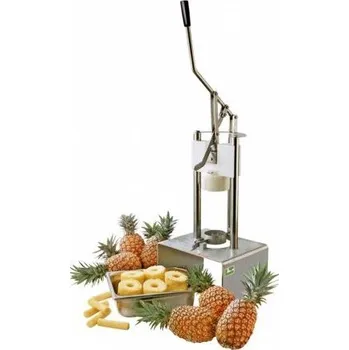Loupač L.TELLIER Loupač a kráječ ananasu profesionální 2 v 1 s podstavcem, kalibrace 102 mm