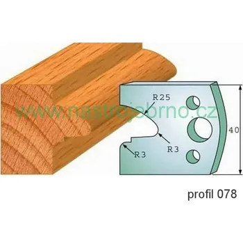 Příslušenství k frézce Profilový nůž 078 PILANA