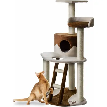 JK ANIMALS Corner 49x49x120 cm béžová/hnědá