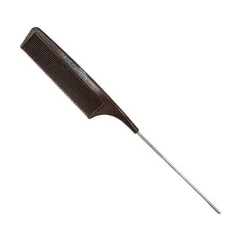 MoroccanOil Metal Tail Comb karbonový hřeben s kovovým koncem Hnědá