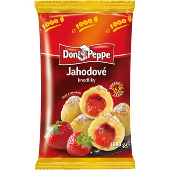 Hotové jídlo Don Peppe Tvarohové jahodové knedlíky
