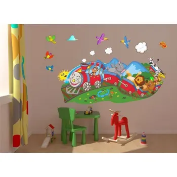 Samolepící dekorace Safari na horách M