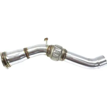 Výfukový systém TurboWorks Downpipe BMW E60 E90 330d 325d 530d M57N2 Decat