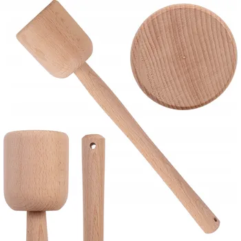 Kloubový tlouk na zelí, kvašení a fermentaci, dřevěný tlouk na ZELENINY