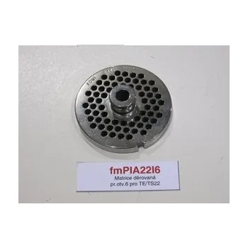 Kuchyňský mlýnek Matrice k mlýnku na maso TE-22 a TS-22, otvor o průměru 6 mm RM GASTRO